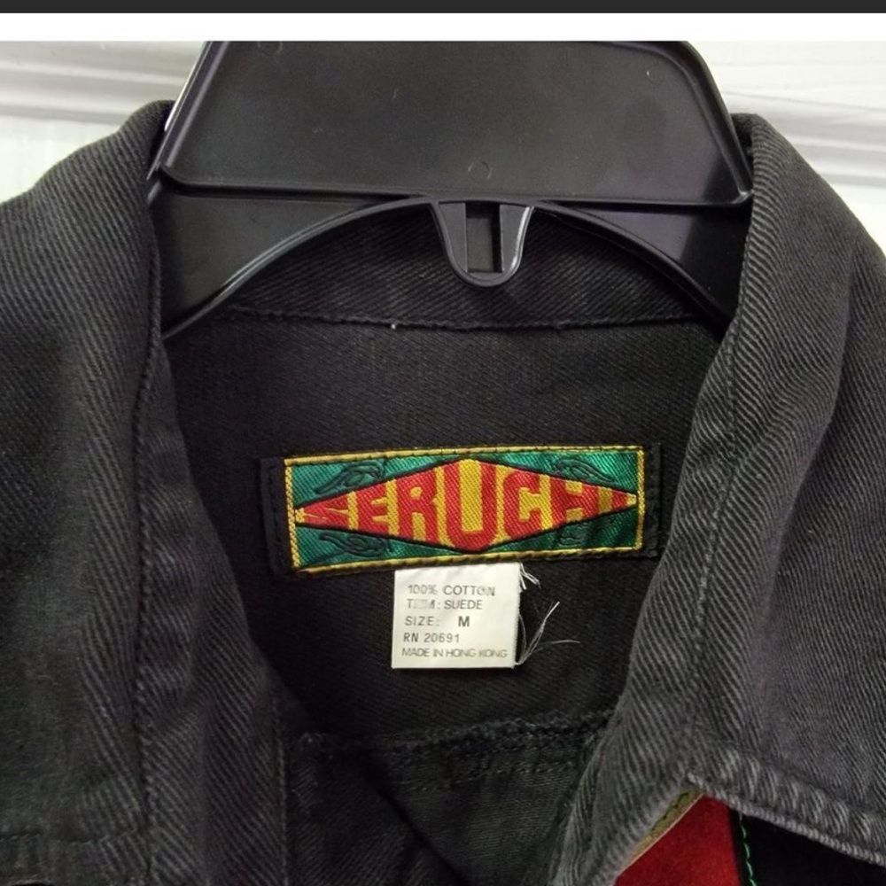 Vintage Seruchi Patchwork Jean Jacket M - image 3